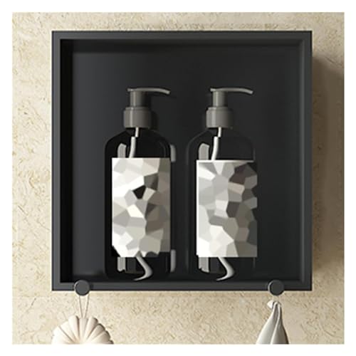 Niche de douche encastrée en acier inoxydable monobloc pour rangement mural