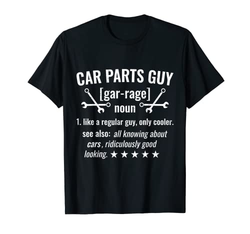 Hombre Coche mecánico piezas de coche tipo definición coche mecánico Camiseta