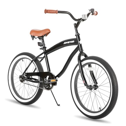 JOYSTAR 20 Inch Kids Beach Cruiser Bike with Coaster Brake for Ages 7-10 Years Old Girls and Boys...