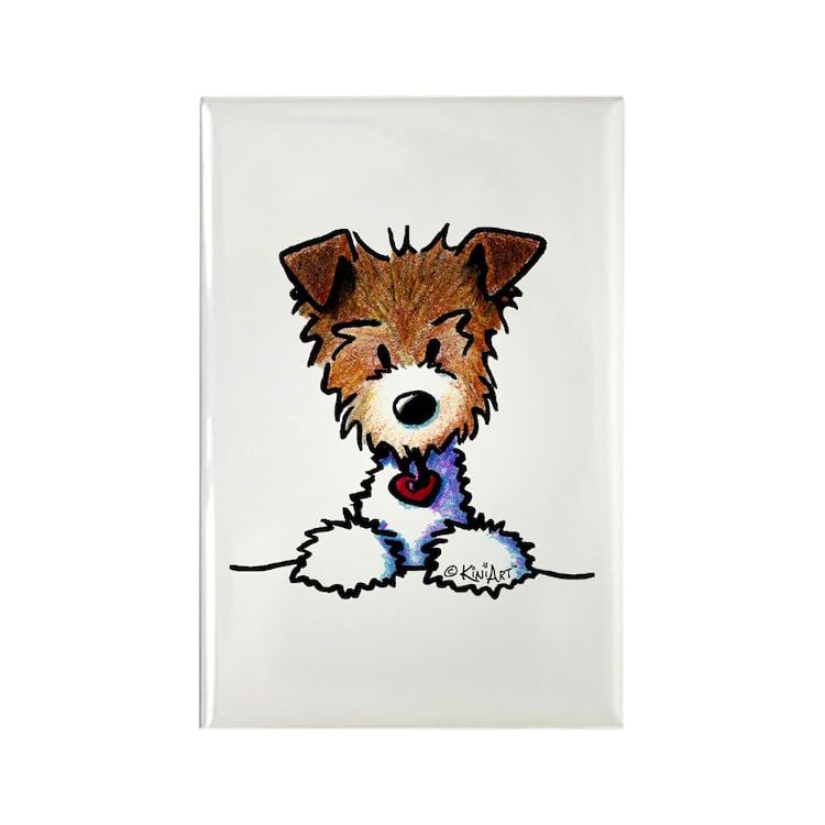 CafePressKiniart Pocket JRT Rectangle Magnet, 2"x3" Refrigerator Magnet