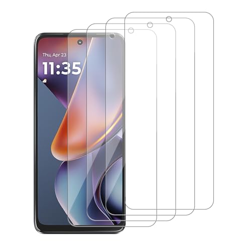 iCsapr 4 Pack Glass Screen Protector Compatible for Motorola Moto G 5G (2025) /XT2513 [9H...