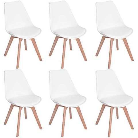EGGREE Pack de 6 Sillas de Comedor/Silla de Oficina Cover