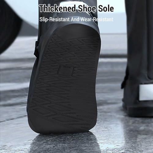 Cubres zapatos PVC lyrlody con suela antideslizante reflectora XL miniatura 5
