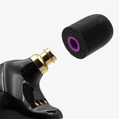 Image of Linsoul Tripowin TP45 Spiral Groove Memory Foam Eartips, 2 Pairs in Ear Monitor Ear Plugs Suitable for 4.5mm-6.5mm Earphone Nozzle (S)