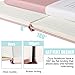 EMOMAS Lined Journal Notebook, 6Pack(pink), 160 Pages, Medium 5.7 inches x 8 inches - 100 gsm Thick Paper, Hardcover