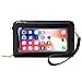 Produktbild Damen Kreditkartenetui Crossbody Handy börse Schultertasche mit Touchscreen für Samsung Galaxy M12, F12, F02s, S21+ 5G, S21 5G, für iPhone 12 Pro Max, 12 Pro, 12, 12 Mini, Schwarz