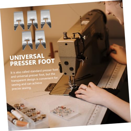 Set de 5 pies prensatelas para máquina de coser miniatura 6