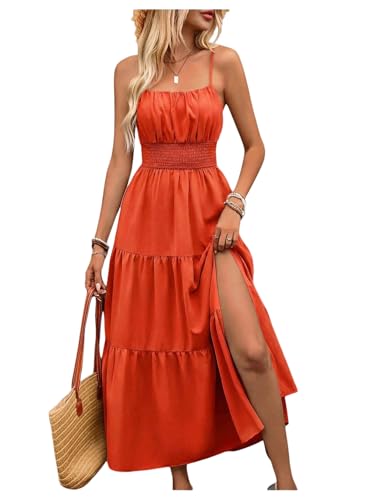 Image of BEAUDRM Women's Summer Maxi Dresses Boho Dresses Beach Vacation Sundresses | Fall Wedding Guest Dress, Summer Dresses for Women, Vacation Summer Outfits, Flowy Dresses