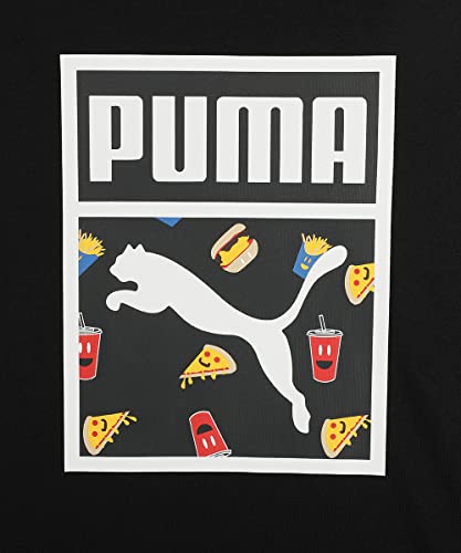 Image of Puma Boy's Letter Print Regular Fit T-Shirt