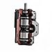 T6CC Industrial Hydraulic Pump T6 Double Vane Pump Denison Replacement Keyed Shaft Rotation CW(T6CC-014003-1R01C100)