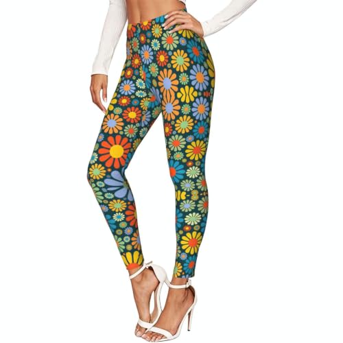 Leggings de compresión estampados para mujer mallas fitness diseño hippie