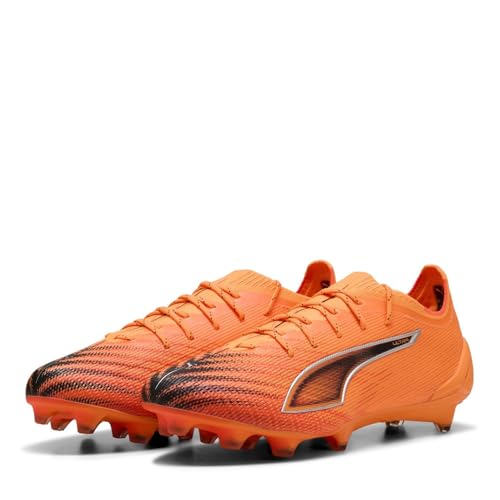 Puma Ultra 6 Ultimate FG crampons football noirs et fluo pour homme et femme