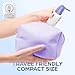 Epilady Speed Corded Epilator for Women, Compact Hair-Removal Device for Legs, Underarms, and Bikini Area, 2 Setting Options, Includes Angled-Trimming Guide, Cord, and Cleaning Brush, White/Purple