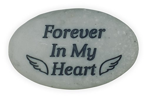 Angelstar Forever In My Heart Rainbow Bridge Pet Stone, Deep Grey #TOP18
