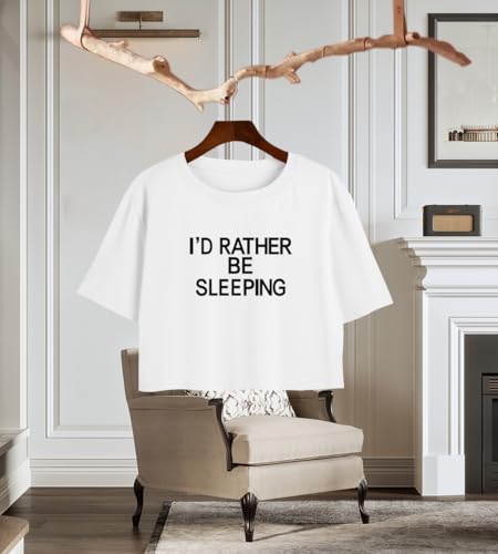 Kids Crop Tops for Girls Short Sleeve Print Funny Letters Fashion Pullover T-Shirts2