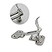 Marine navire plate-forme Locker sous le pont de clip en acier inoxydable Boucle de verrouillage anti-radeau Accessoires yacht matériel de verrouillage Fastener (Color : 2pcs)