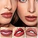 SEACICO 10 pcs Set Matte Finish Liquid Lip Gloss, Highly Pigment Lip Stain, Waterproof & Long Lasting Mini Lip Tint, Non-Stick Cup & Lightweight Gift Set Lip Gloss for Women & Girls Lip Beauty Makeup