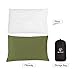 REDCAMP Small Camping Pillows for Sleeping, Cotton Ultralight Compressible Camp Pillow Portable for Backpacking Hiking Outdoor Traveling, Green
