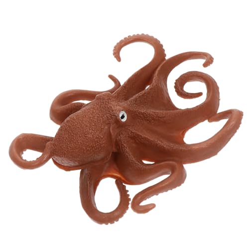Image of Toyvian Octopus Aquarium Ornament Octopus Figure Fish Tank Landscape Decor Artificial Sea Life Decoration