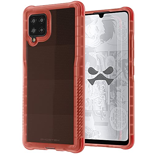 Image of Ghostek COVERT Samsung A42 5G Phone Case with Clear Slim Fit Design and Anti-Slip Grip Bumper Premium Shockproof Drop Protection Thin Protective Cover Designed for 2021 Galaxy A42 5G (6.6 Inch) (Pink)
