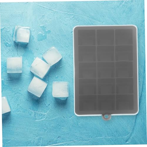 Bandeja de silicona para cubos de hielo con tapa 15 compartimentos miniatura 4