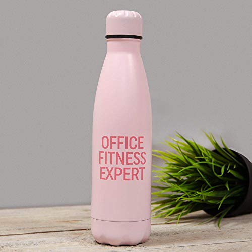 Harvey Makin Dubbel Gevoerd Roze Aluminium 500ml Drinkfles - Office Fitness Expert