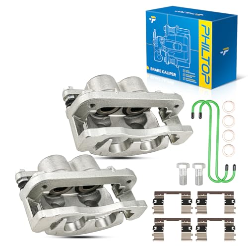 Image of PHILTOP Brake Caliper for 2008-2018 Chevrolet Silverado 1500 | Front Caliper for 2008-2018 GMC Sierra 1500, 2008-2020 Chevrolet Tahoe, 2008-2020 GMC Yukon, 2015-2020 Chevrolet Suburban