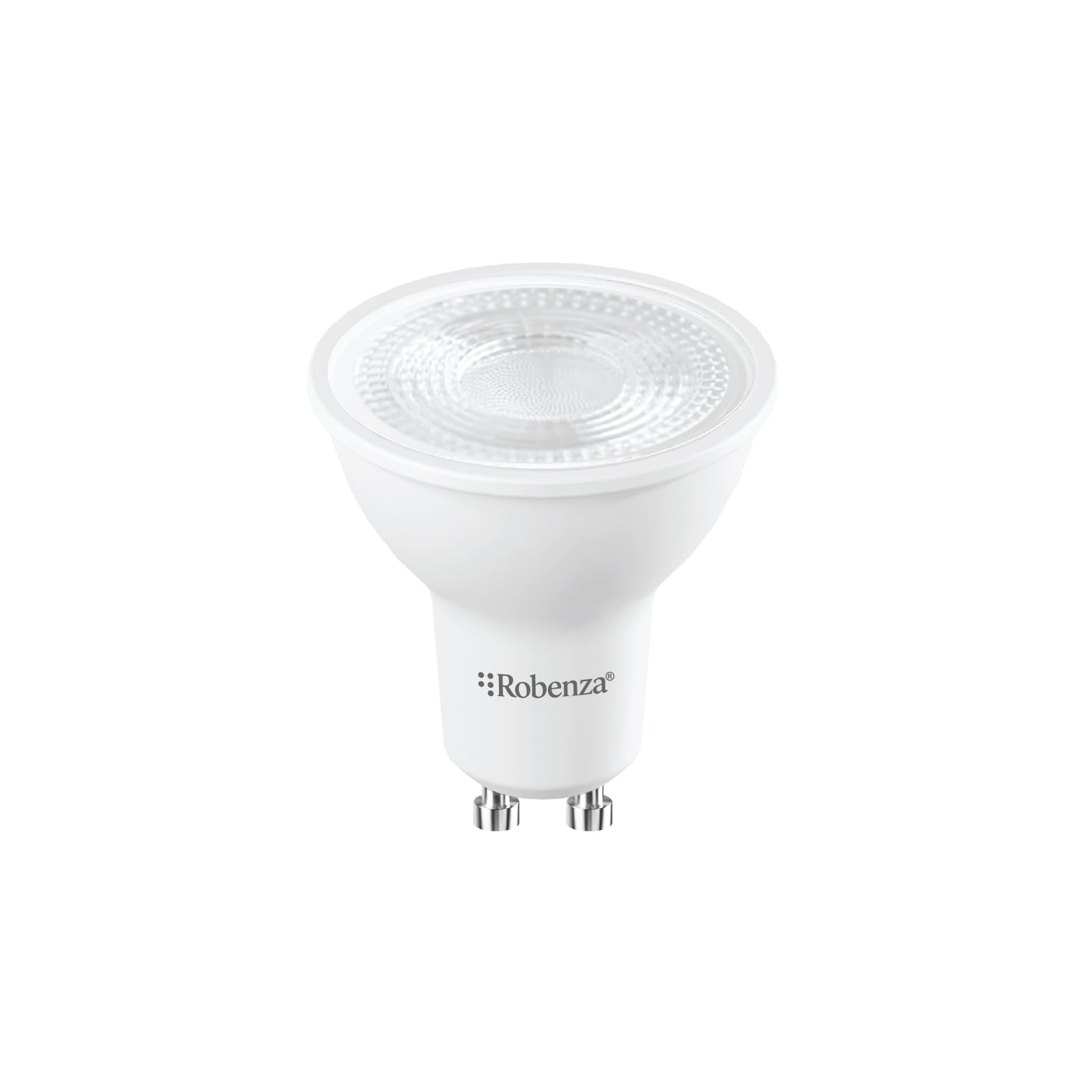 Robenza GU10 LED Dimmable Spotlight Bulbs, 6W (50W Equivalent), 445LM, 3000K Bright Warm White, 38° Beam Angle Energy Efficient Home Lighting, Long Life Ceiling Light Bulb – Pack of 1
