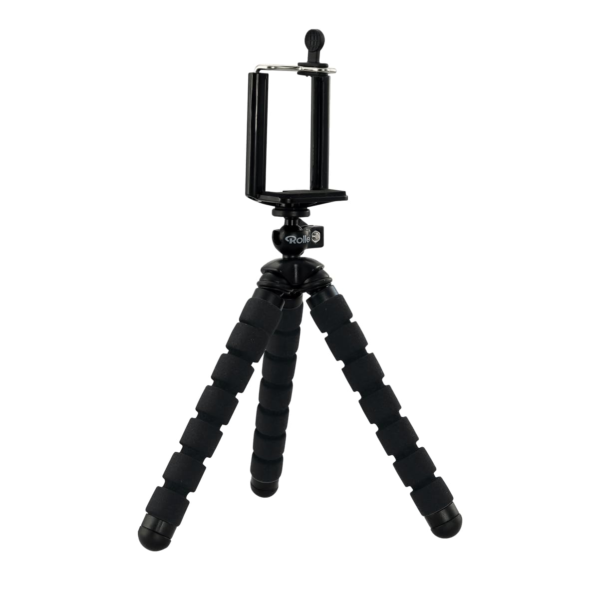 Rollei Mini statyw do aparatów cyfrowych, kamer ActionCams i smartfonów z maksymalnym obciążeniem: 1,2 kg - czarny