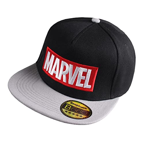 Cotton Soul Marvel Logo Snapback Cap Black/Grey One Size, schwarz / grau, Einheitsgröße Cover