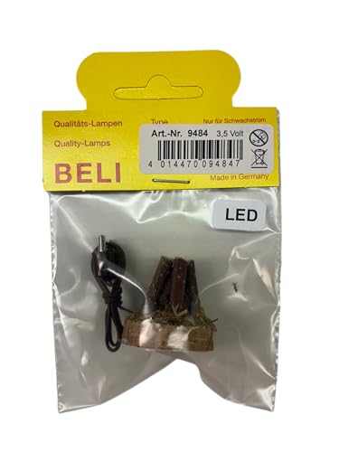 BELI-BECO 9484 Lagerfeuer - Feuerstelle für Krippe mit...