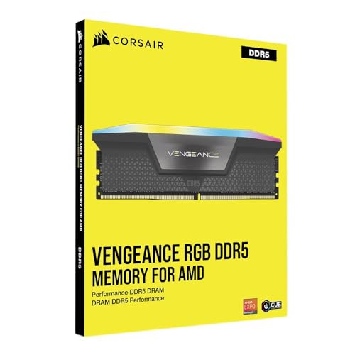 Image of Corsair Vengeance RGB 32GB (2 x 16GB) DDR5-6000 PC5-48000 CL36 Dual Channel Desktop Memory Kit CMH32GX5M2M6000Z36 36-44-44-96