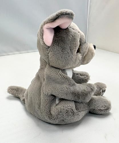 TY Wilfred Hund - Beanie Bellies - Reg, Grau