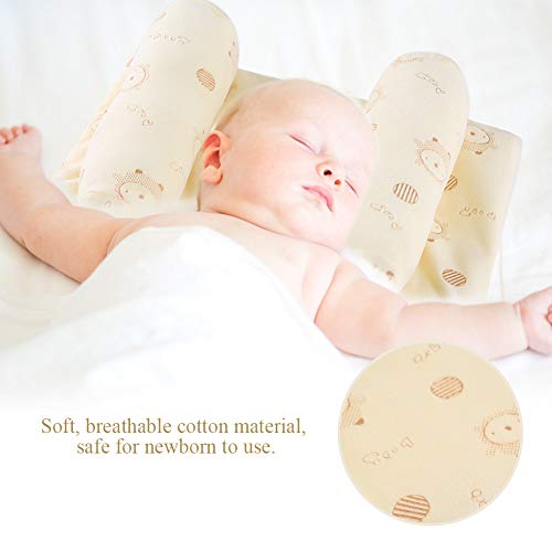 Travesseiro de bebê Lavável e Secável, Respirável, Travesseiro para Recém-nascidos, Algodão Ajustáve