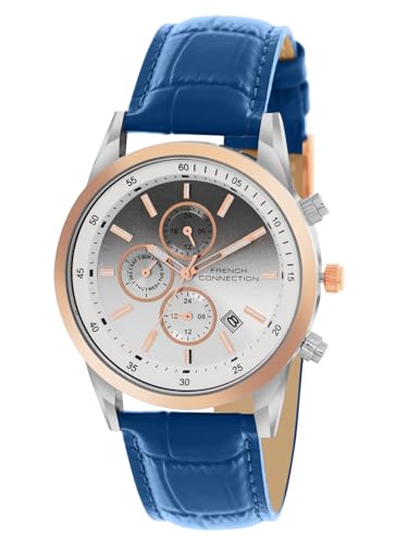 Image of French Connection Silver Dial Color Watch for Men - FCN093UL