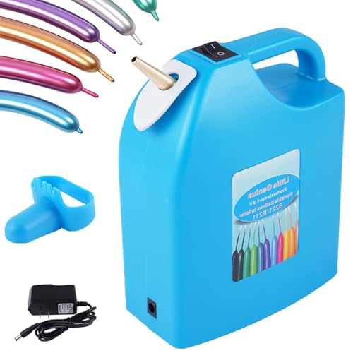 Inflador de globos eléctrico portátil recargable para globos de modelado 1