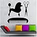 Produktbild Hund Tierarzt abnehmbare Wandaufkleber Vinyl Wand Applique Beauty Salon Tier Tapete DIY Kunst Wand Tattoo Wandbild 57x89cm
