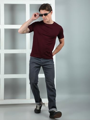 Image of Dollar Pack of 1 Cotton Solid Men Tshirt