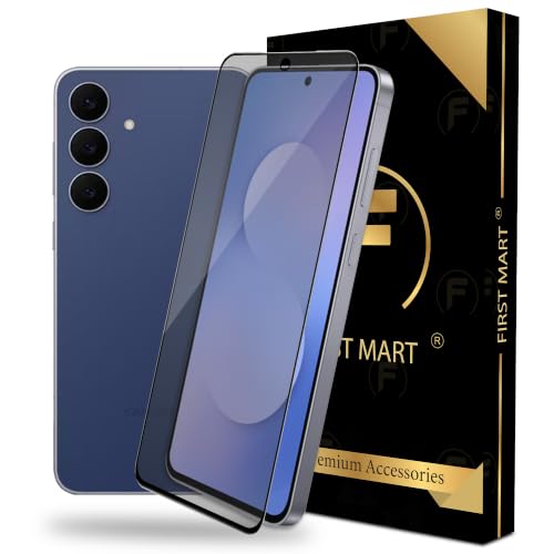 Image of FIRST MART Military-Grade Matte Tempered Glass for Samsung Galaxy S25 FE - 9H Screen Protector, Anti-Glare Protection, Scratch-Resistant, Bubble-Free (1 Pack)