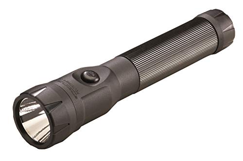 Streamlight 76134 PolyStinger LED Flashlight with DC Charger and Piggyback Holder, Black - 485 Lumens