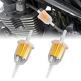 2 filtri carburante in linea, filtro carburante in linea universale per motociclette, tubo carburante universale da 6 mm e 8 mm, ricambio filtro carburante in linea per motociclette, scooter, quad