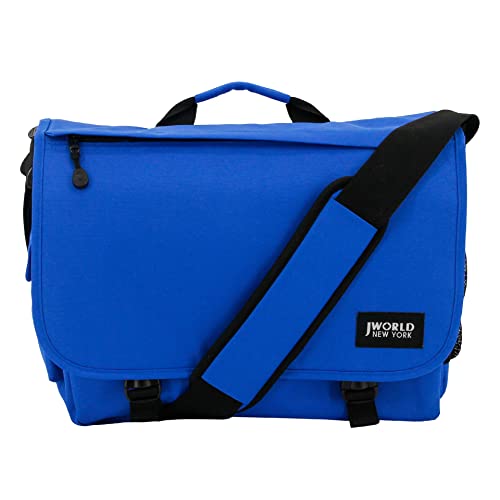 Image of J World New York Thomas Laptop Messenger Bag for Women & Men. Kids Computer Bookbag