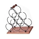 Porte-bouteille de vin de comptoir : le porte-bouteille de vin peut être utilisé pour la maison, le bureau, le restaurant, le club, le bar, la fête, le café, etc.