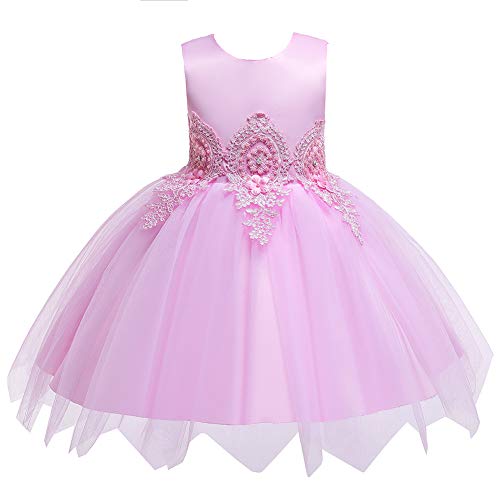 Ninth Princess Girl Dress Toddler Girl Lace Tulle Flower Dress, Princess Style