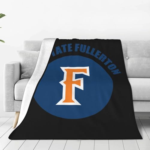 Cal State Fullerton Titans Ultra-Soft Micro Fleece Blanket Multi-Size Flannel Blanket