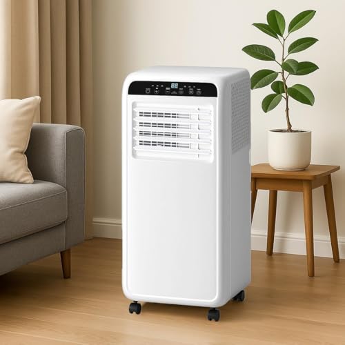Image of 8,000 BTU Portable Air Conditioner, 3-in-1 Free Standing AC Unit with Cool, Dehumidifier & Fan Modes for Room up to 400 sq.ft, 2 Speeds with Remote Control, 24H Timer, Including Window Kit