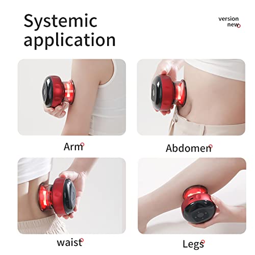Wesew Smart Dynamic Cupping Therapy Set, Electric 3 In 1 Cupping For Cellulite Reduction With Infrared Heat Rechargeable Back Massager Cellulite Massager Gua Sha Massage Tool For Pain Relief #TOP3