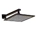 Senlesen Bathroom Square 12-inch Rain Top Spray Shower Head Oil Rubbed Bronze without shower arm