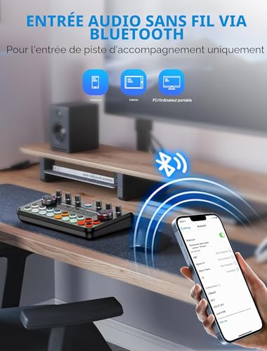 Interface audio avec microphone Podcast smartphone et PC P99-2MIC - 7