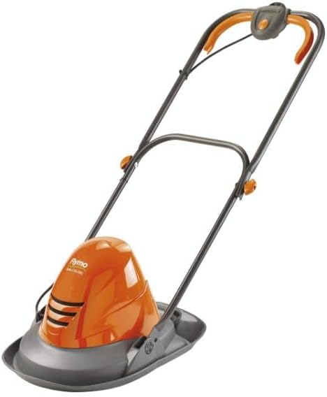 Turbo Lite 250 Electric Hover Lawn Mower – 1400 W, 25 cm Cutting Width, Ambidextrous Handles, Folds Flat, Orange